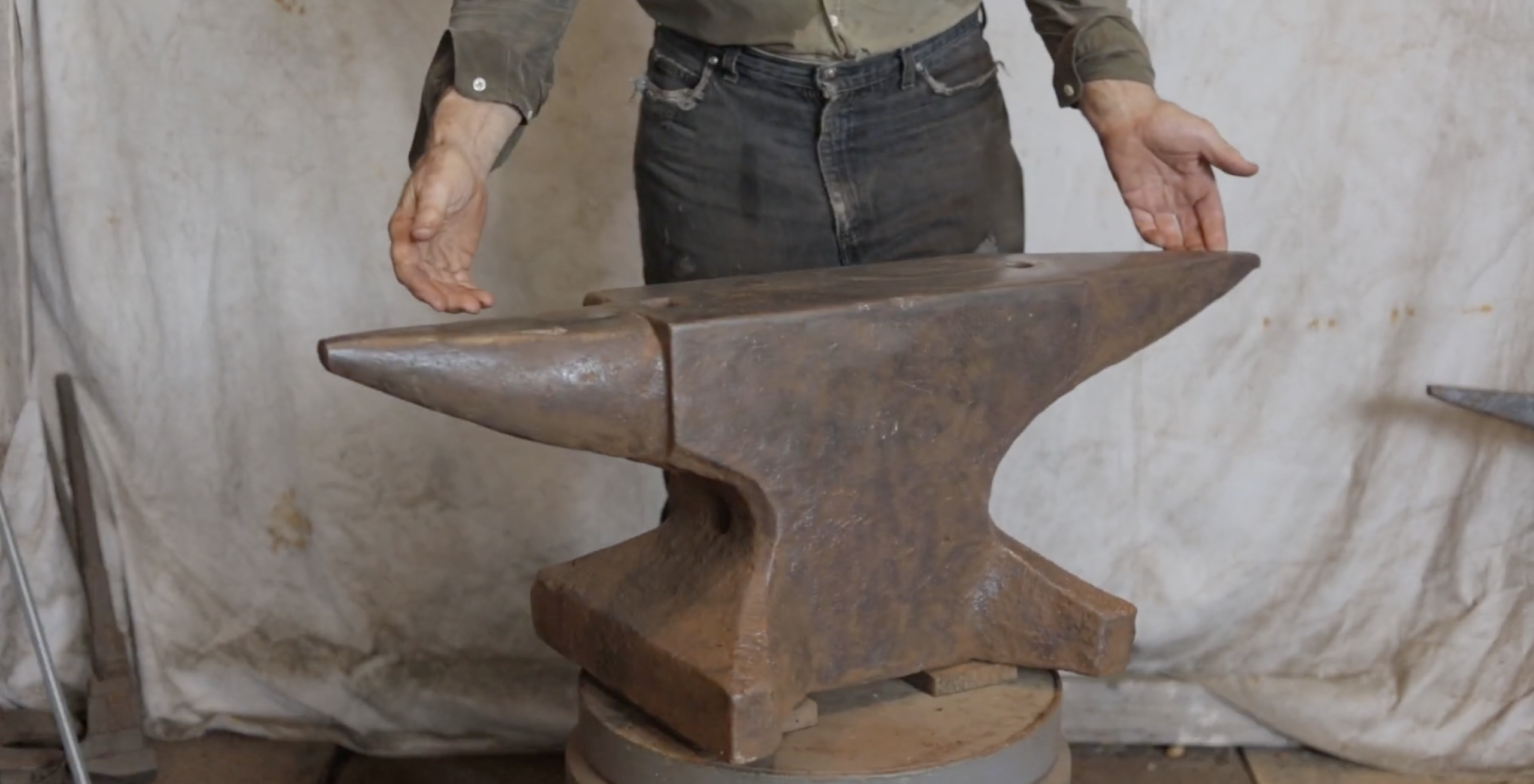 455 lb North German Double Horn Anvil